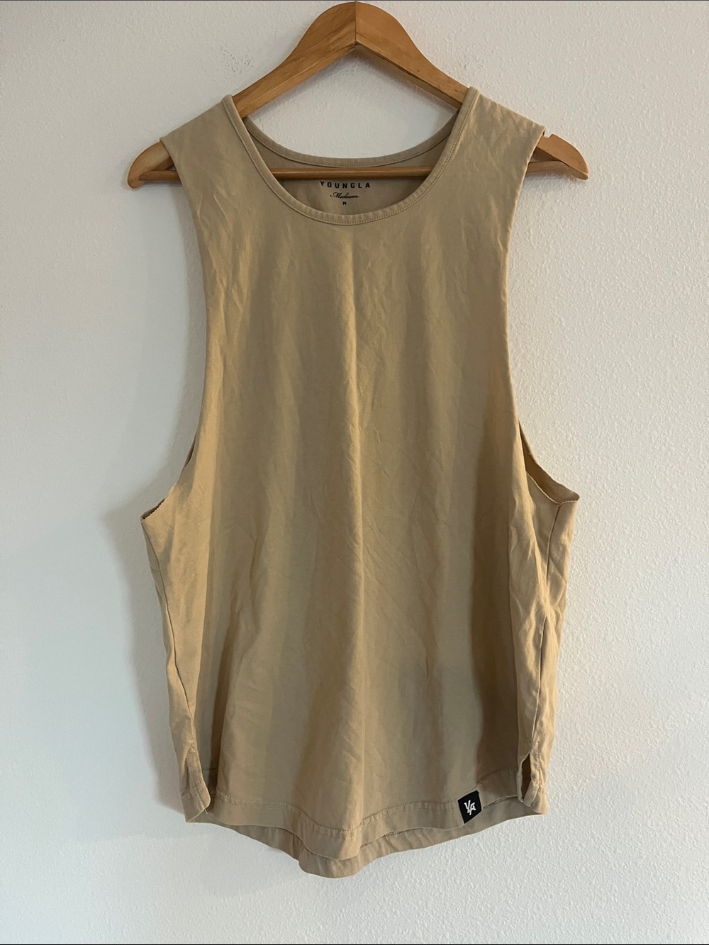 YoungLA Tan Sleeveless Muscle Tank Top